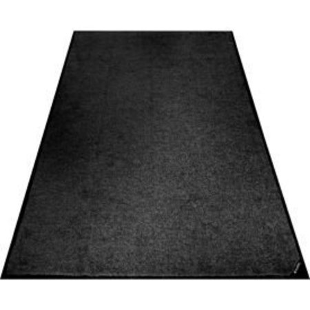 ANDERSEN Global Industrial„¢ Plush Entrance Mat, 3/8" Thick, 4'Wx6'L, Charcoal Black 1001346140